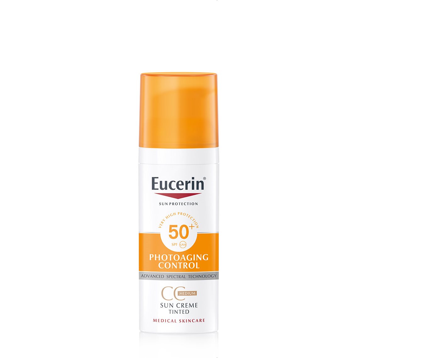 Eucerin Photoaging Control Tonirana krema za zaštitu od sunca SPF 50+ Tamna