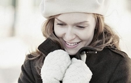 Žena u zimskoj odeći.